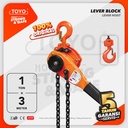 Lever Block / Lever Hoist 1 Ton x 3 Meter TOYO