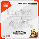 Hand Winch Auto Brake / Katrol Manual 2600 Lbs x 15 Meter TOYO