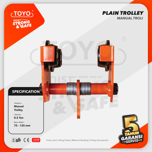 Plain Trolley / Manual Troli 0.5 Ton TOYO
