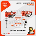 Mini Electric Hoist / Katrol Listrik 600/1200 Kg x 20 Meter TOYO