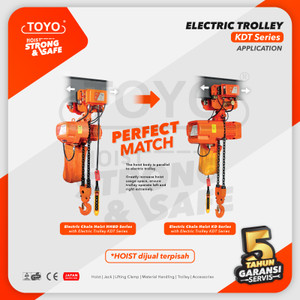 Electric Trolley Girder 10 Ton KDT Series TOYO
