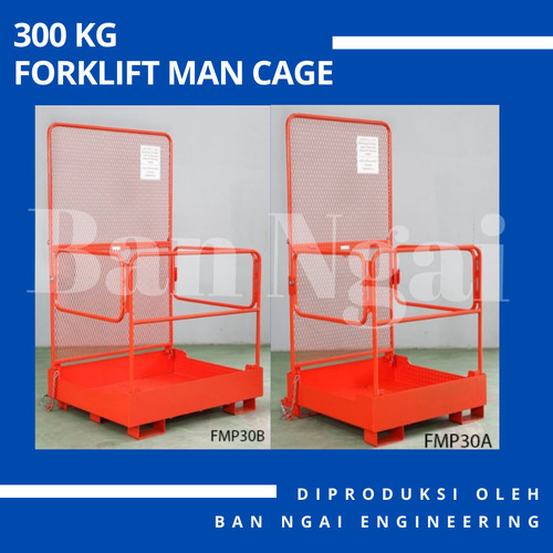 Forklif Man Cage / Forklift Maintenance Platform / Safety Cage 300KG