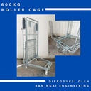 Trolley Rider / Roller Cage / Troli Keranjang / Troli Gudang 600kg
