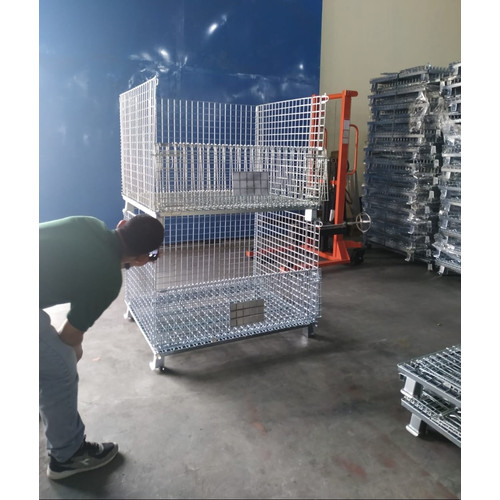 Keranjang besi lipat Pallet Mesh STOCKY 5 Ukuran 100 x80 x 84 cm harga termurah