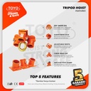 Tripod Hoist / Rescue Tripod 1 Ton x 3 Meter TOYO