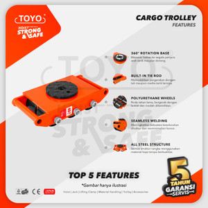 Cargo Trolley / Dolly Skate Roller 12 Ton TOYO