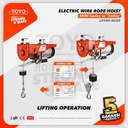 Mini Electric Hoist Trolley set / Katrol Listrik 600/1200Kg x 20M TOYO