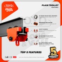 Plain Trolley / Manual Troli 2 Ton TOYO