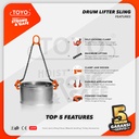 Drum Lifter / Pengangkut Drum Rantai 1 Ton x 0.5 Meter TOYO
