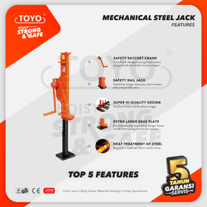 Mechanical Steel Jack / Dongkrak Kereta 5 Ton TOYO