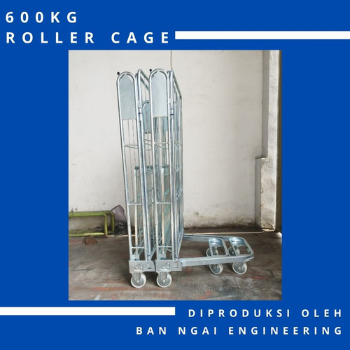 Trolley Rider / Roller Cage / Troli Keranjang / Troli Gudang 600kg