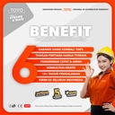Drum Lifter / Pengangkut Drum Rantai 1 Ton x 0.5 Meter TOYO