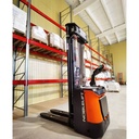 HAND STACKER ELECTRIC CAP 1.6 TON TINGGI 3.4 m s/d 5.3m MERK NOBLELIFT HAND STACKER FULL ELECTRIC BERKWALITAS BAGUS