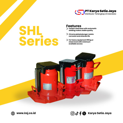 SUNRUN Hidrolik Toe Jack model SHL-20S, Top Cap 20T Stroke 150mm