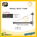 Dudukan stand rotary hoist DOUBLE Rotary frame hoist RF-600-1100