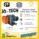 Electric Winch JO-Tech Heavy Duty Cap 3 Ton x 100 Meter