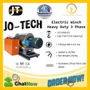 Electric Winch JO-Tech Heavy Duty Cap 2 Ton x 100 Meter