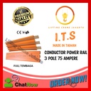 ITS Conductor Rail / Kabel Konduktor Power 3 pole 50A - 100A TAIWAN