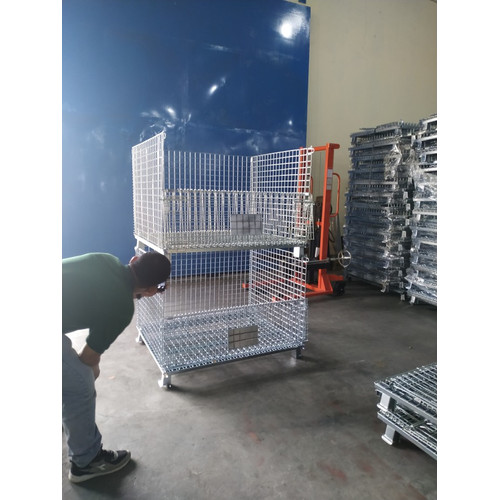 Pusat Penjualan Keranjang Besi Lipat Pallet Mesh Dalton Bagus dan Berkwalitas