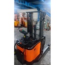 Stacker Electric tipe RM Noblelift cap 1.5 ton tinggi 4.5 m bisa open pallet