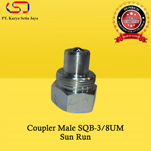 Hydraulic Couplers Male SQB 3/8UM Sun Run