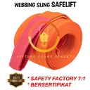 Webbing Sling Belt / Tali Angkat 10 Ton x 8 Meter SAFELIFT Double Ply