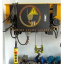Electric Wire Rope Hoist JO-Tech Low Headroom JTLH 5 Ton (4 Rope Falls)