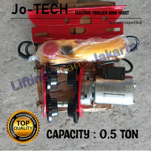 Electric Motor Trolley for Mini Hoist 500 Kg (ORDER INSTAN GOJEK)