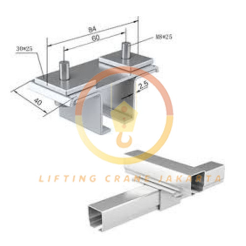 Bracket Support Hanger C-Track ITS TAIWAN