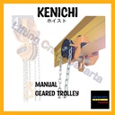 KENICHI Geared Trolley Manual Gear Troli Hoist 5 Ton x 5 Meter "JAPAN"