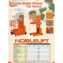 Pusat Penjualan Stacker Order Picker cap 200kg tinggi 4,5 m NOBlLELIFT