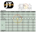 Electric Winch JO-Tech Heavy Duty Cap 1 Ton x 200 Meter