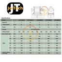 Electric Winch JO-Tech Heavy Duty Cap 1 Ton x 100 Meter