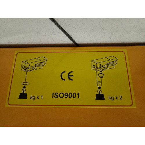 Electric Mini Hoist PA-1000 kg x 20 Meter JO-TECH (ORDER INSTAN GOJEK)