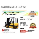 super promo diesel FORKLIFT vmax engine Isuzu cap 3 ton 3m harga murah