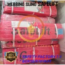 Webbing Sling Safety Belt Capacity 5 Ton 10 Meter SAFELIFT DOUBLE PLY