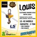 Digital Crane Scale Timbangan Digital Gantung Cap 3 Ton Model LS - XS
