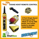 Hoist Push Button ITS Single Speed 6 Tombol XAC-A6713