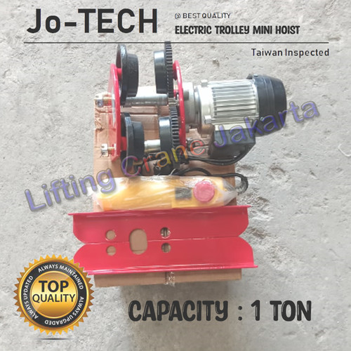 Electric Motor Trolley Mini Hoist for Electric Katrol Mini Hoist 1Ton