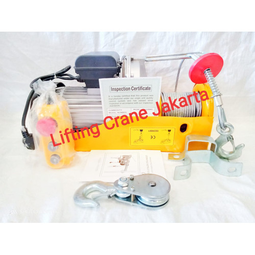 Electric Mini Hoist wire Mini Hoist Cap.1200kg/600kg 20Mtr