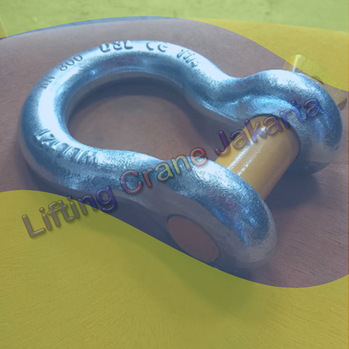 Bow Shackle Omega G209 12 Ton - 1-1/4" Segel Screw Pin