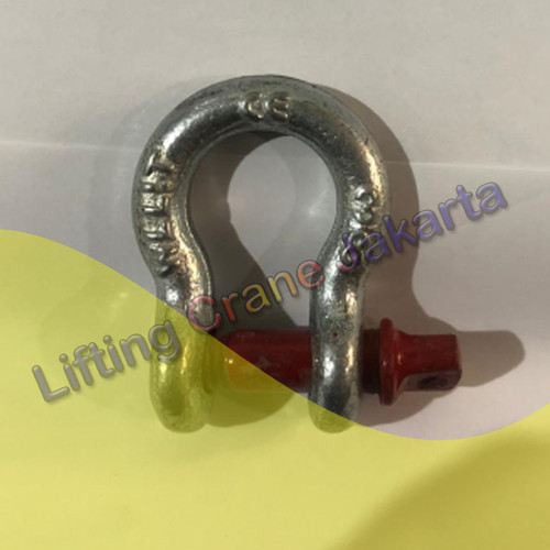 Bow Shackle Omega G209 1 Ton - 3/8" Segel Screw Pin