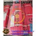 Webbing Sling Safety Belt Capacity 5 Ton 8 Meter SAFELIFT DOUBLE PLY