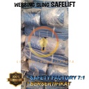 Webbing Sling Belt / Tali Angkat 8 Ton x 6 Meter SAFELIFT Double Ply