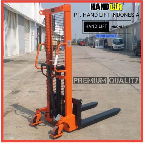 Hand Stacker Manual - Hand Stacker 1 Ton 1.6 Meter - Merk Hand Lift - Kapasitas 1 ton Tinggi angkat 1.6 Meter