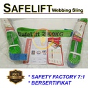 Webbing Sling / Safety Belt Capacity 2 Ton SAFELIFT SF 7:1