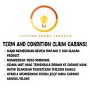 Electric Chain Hoist 1 Ton x 6 meter with motor trolley FUJIMA Japan