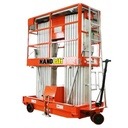 Tangga Electric Double Mast 10 Meter - Vertikal Lift -  Aluminium Plat Form 10 Meter - Tangga Hydrolic 10 meter - MERK HAND LIFT - Tangga Electrik