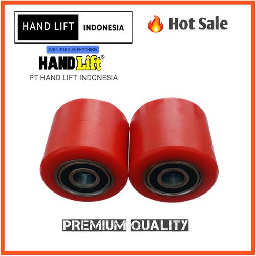 Roda Hand Pallet 80x70 PU - Roda Depan Bahan PU