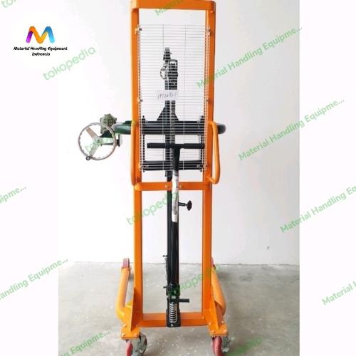 Drum lifter hand stacker - Drum Truck Merk - Hand Stacker Drum -  MERK HAND LIFT - Kapasitas 350 kg Tinggi Angkat 1.4 Meter